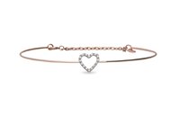 Bracciale Rubinia Donna in Oro rosa Diamante BR260R-BBT-M